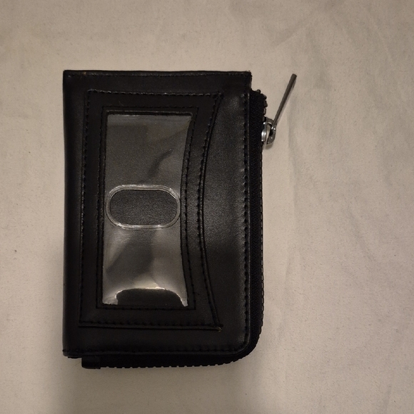Karl Lagerfeld Black Key & Card Holder Minimalist Design - Picture 3 of 6